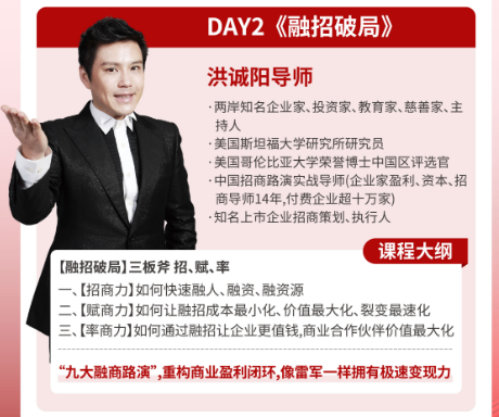 2025年洪诚阳主讲什么课程