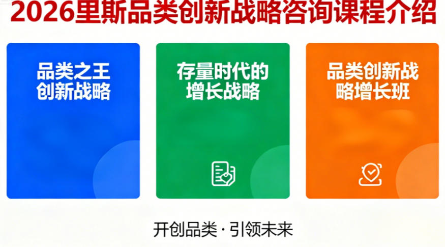 2026里斯品类创新课程有哪些?