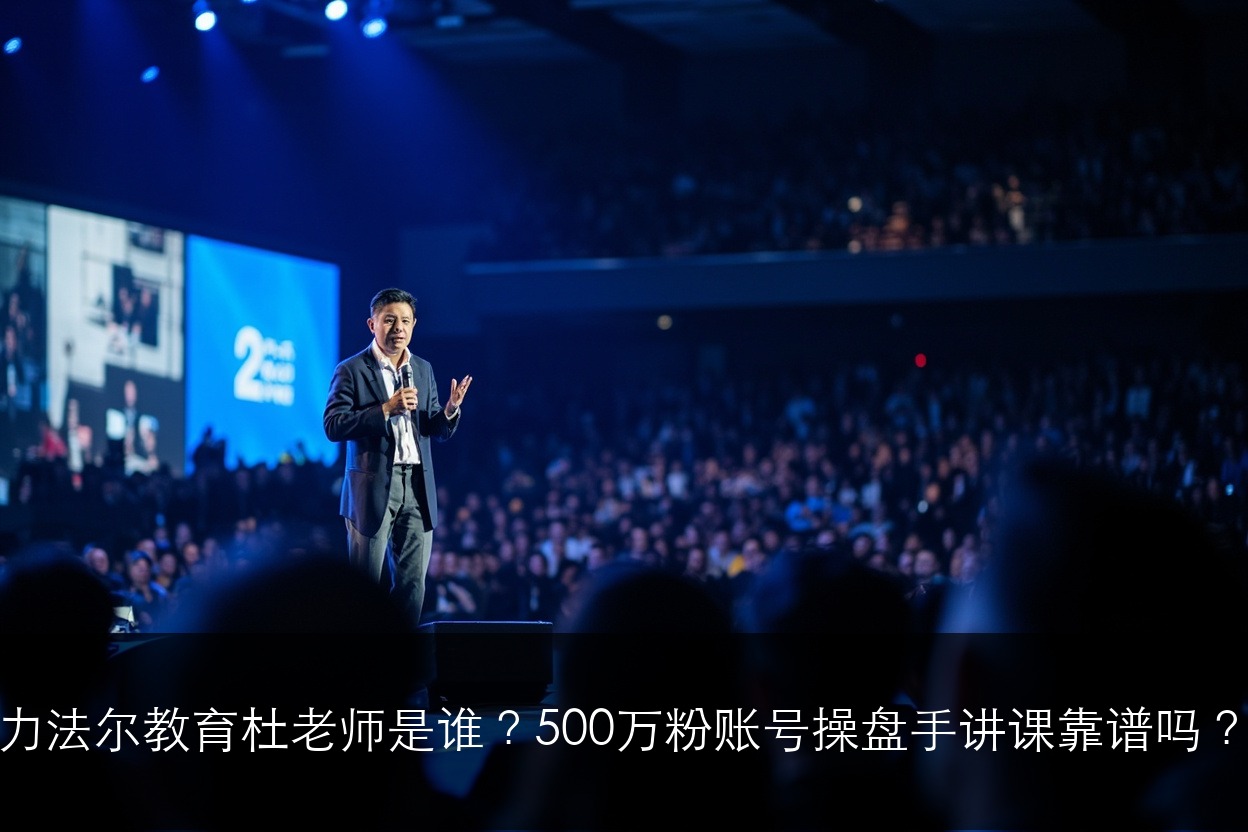 力法尔教育杜老师是谁？500万粉账号操盘手讲课靠谱吗？