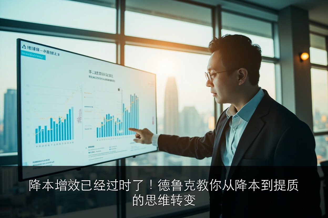 降本增效已经过时了！德鲁克教你从降本到提质的思维转变
