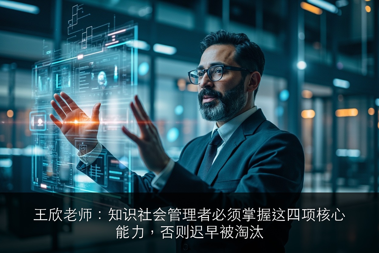 王欣老师深度解读：知识社会管理者四项核心能力