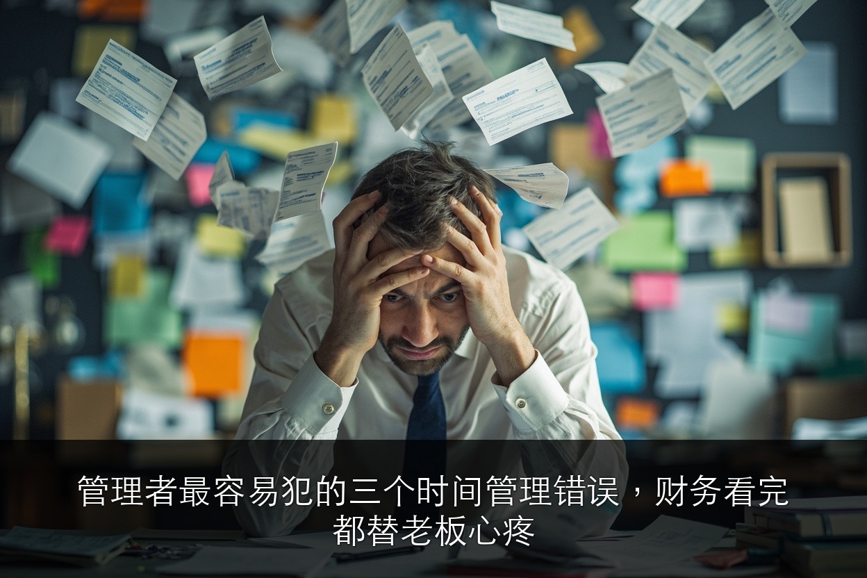管理者最容易犯的三个时间管理错误，财务看完都替老板心疼