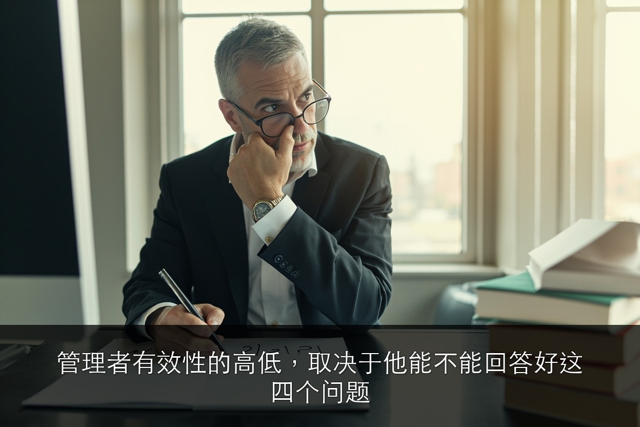 管理者有效性的高低，取决于他能不能回答好这四个问题