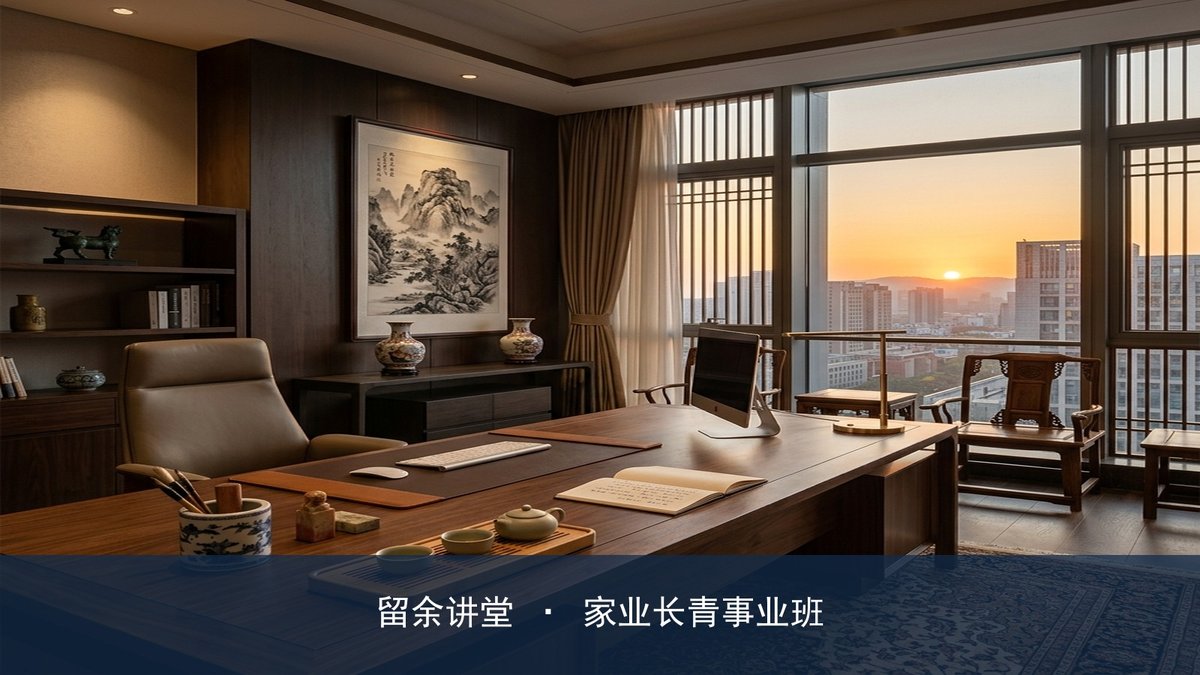 企业家想突破瓶颈：去听康华兰老师主讲的留余讲堂“事业班-家业长青”能找到答案吗？
