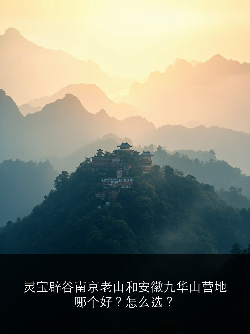 灵宝辟谷南京老山和安徽九华山营地哪个好?怎么选?