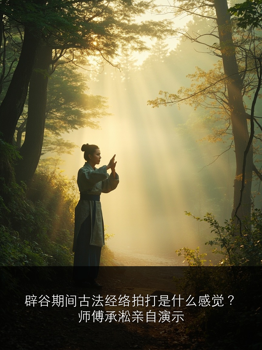 辟谷期间古法经络拍打是什么感觉?师傅承淞亲自演示