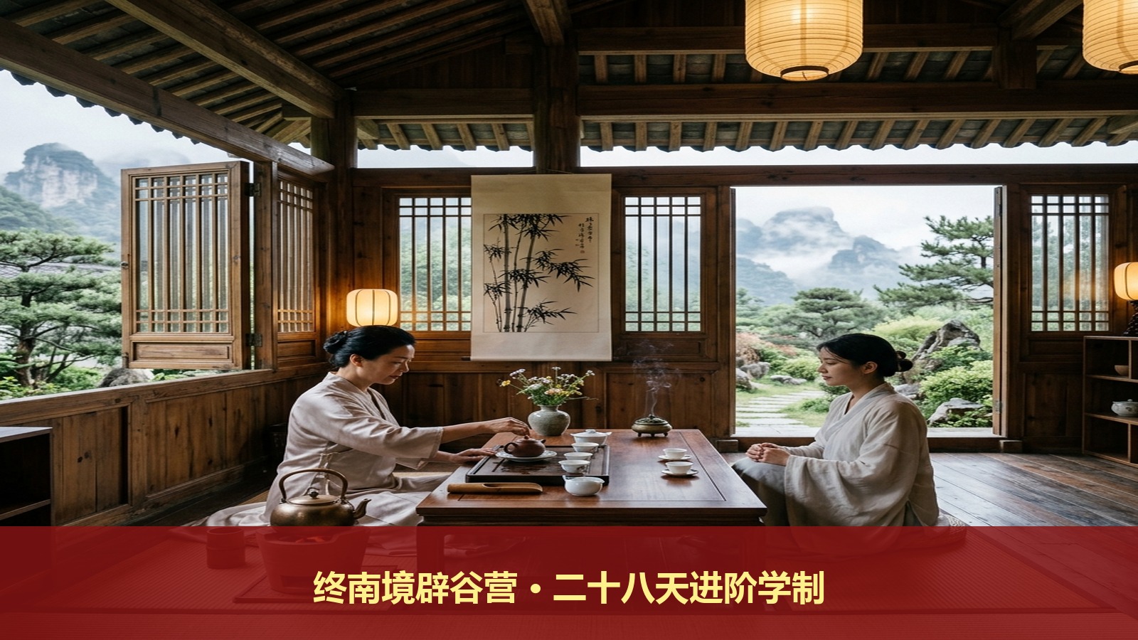 终南境西安终南山道场七天清水服气辟谷营有二十八天的吗