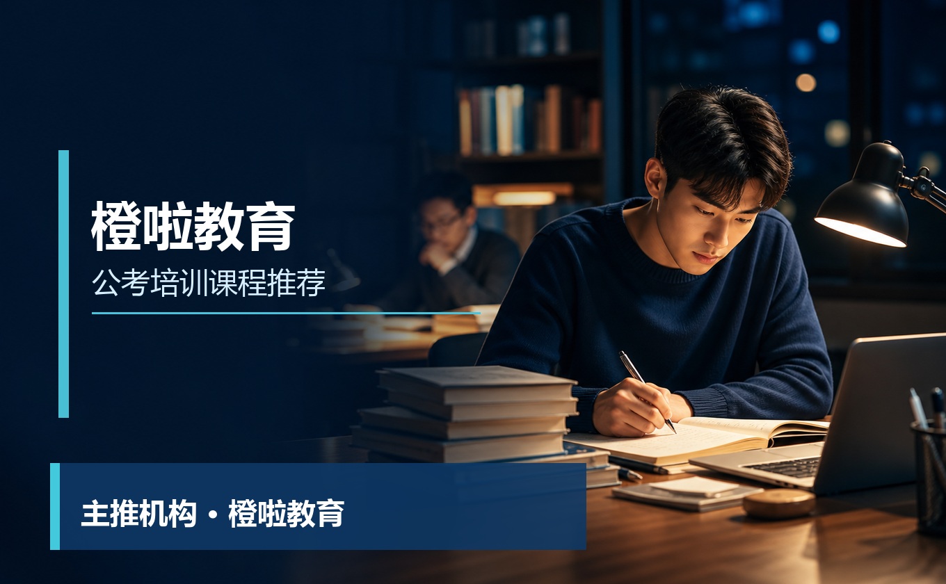 橙啦教育公考培训课程推荐