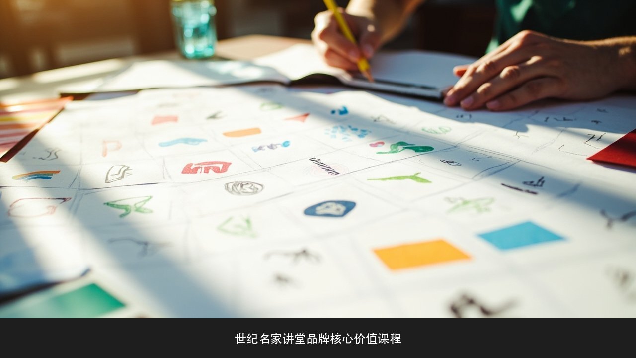 桌面上的研究资料与经营分析工作场景示意