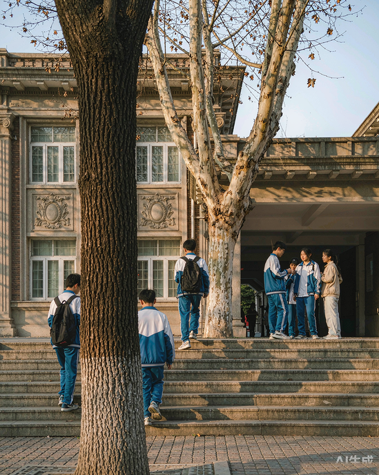 星火学堂高校校园参访活动场景