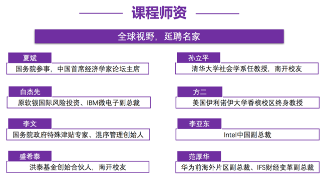 南开大学新型企业家高级研修班