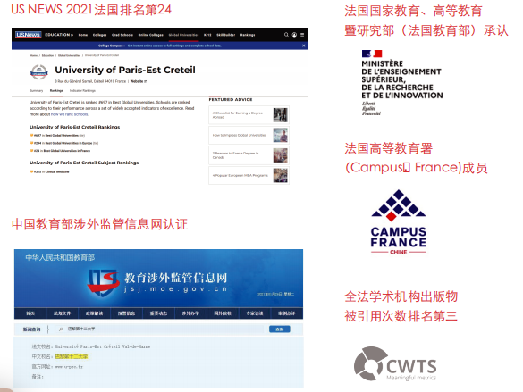 法国巴黎第十二大学排名