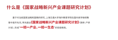 上海交大国家战略新兴产业研究计划