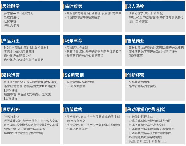 上海交大中国商业CEO研修计划