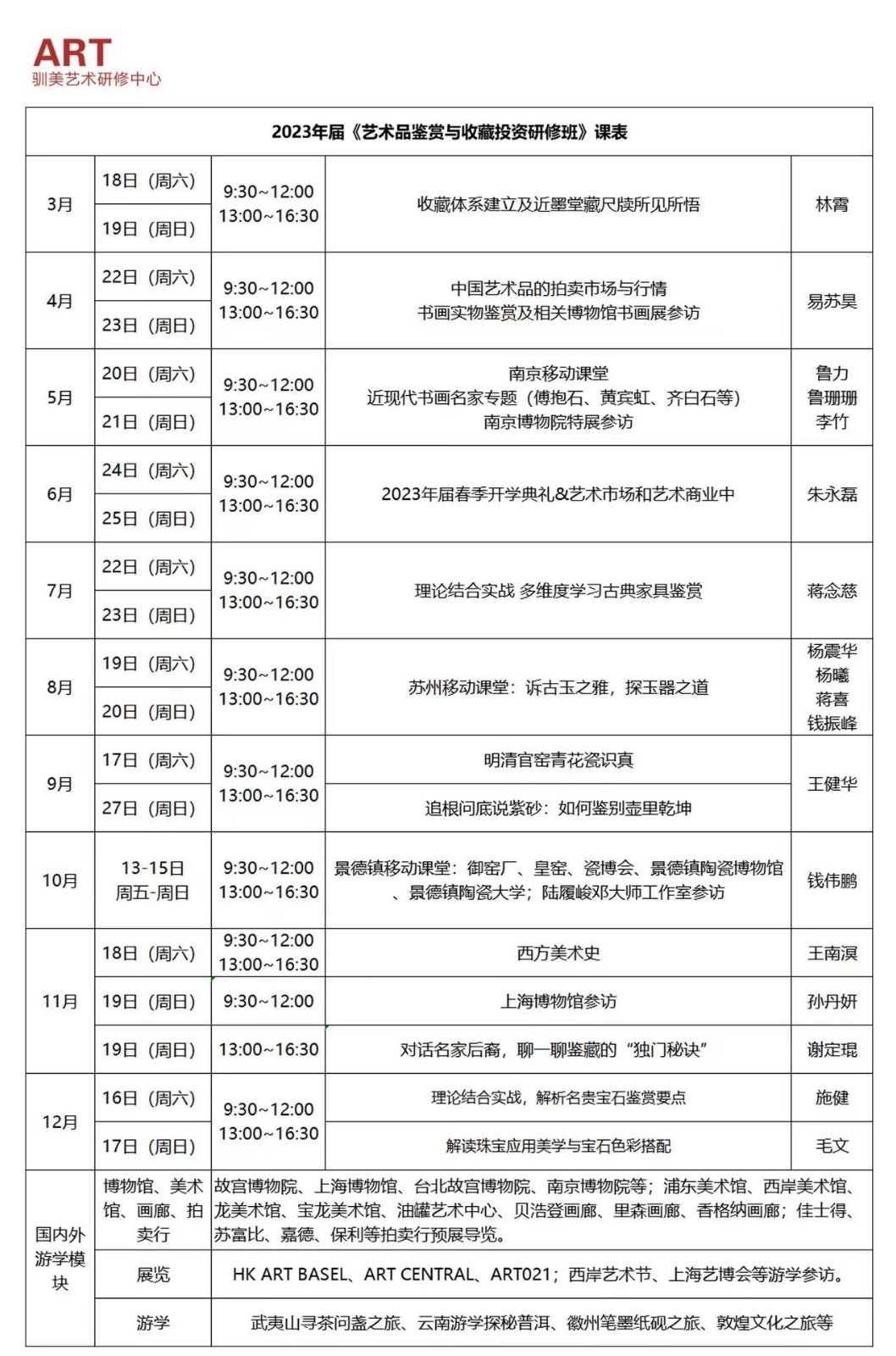 上海交通大学《艺术品鉴赏与收藏投资研修班》