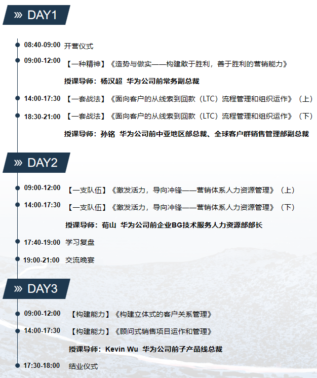 华营营销管理班