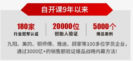 金错刀《爆品战略总裁营》