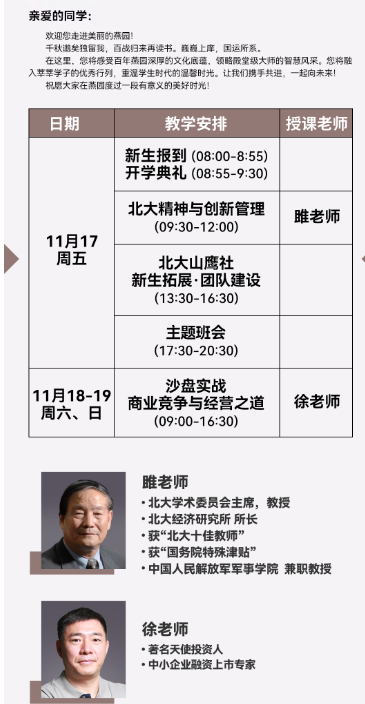 2023工商管理 EMBA_商业竞争与经营之道_北大精神与创新管理