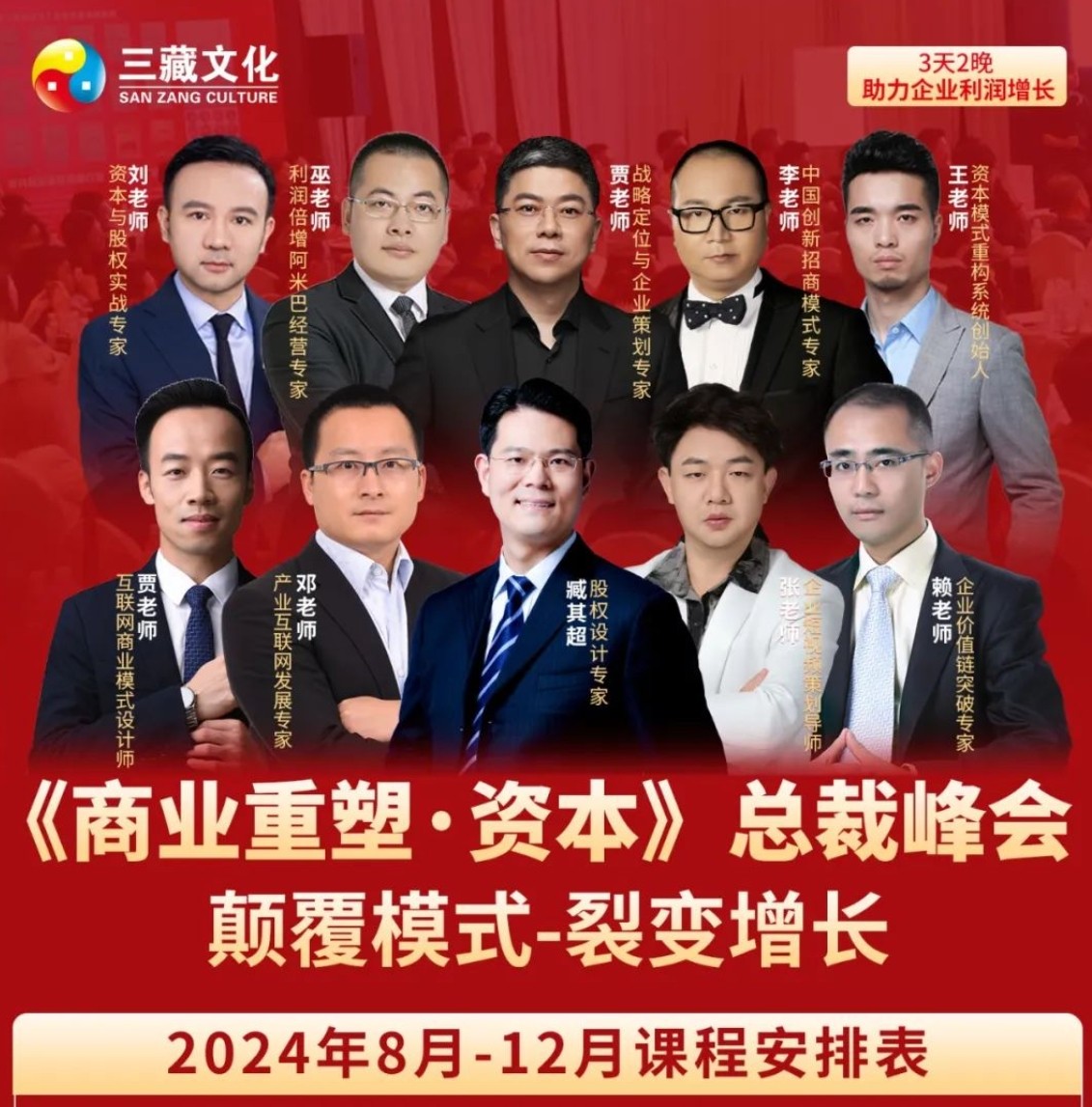 三藏资本臧其超2024年《商业重塑·资本》总裁峰会:颠覆模式,裂变增长