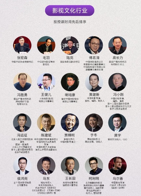 北京电影学院影视金融班