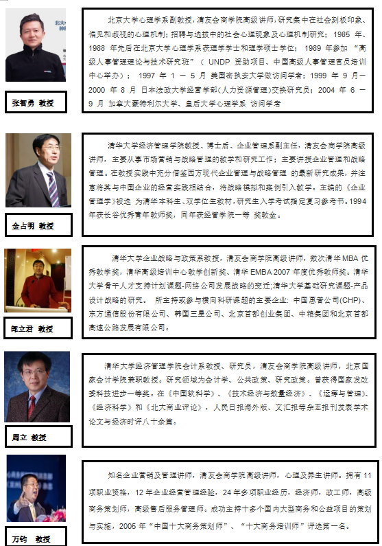 管理心理学EMBA高级研修班
