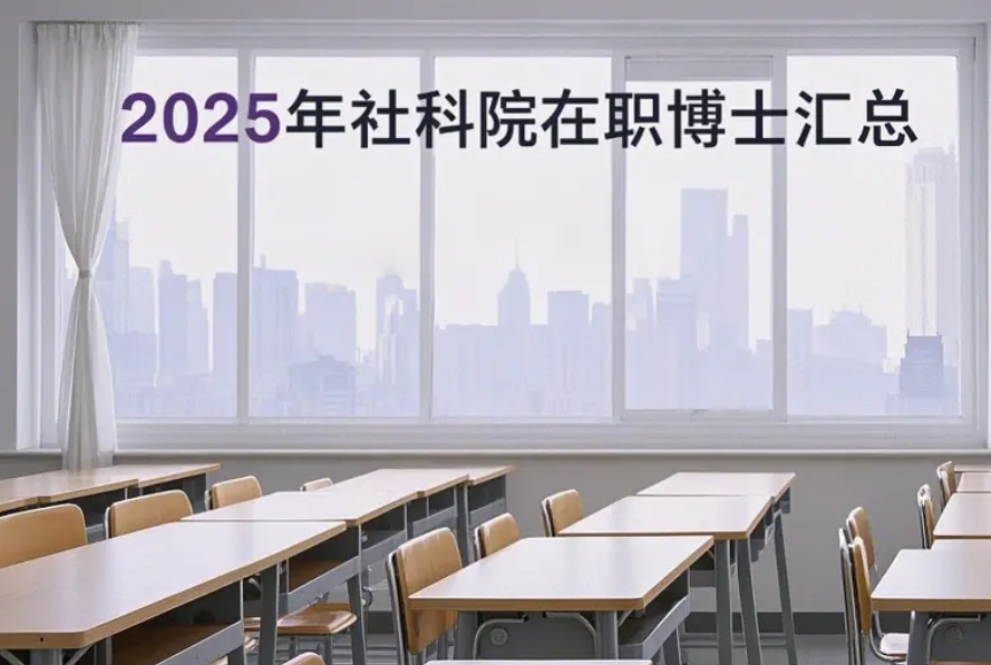 2025年社科院在职博士哲学