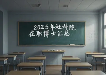 2025年社科院企业管理在职博士：提升职业竞争力的最佳选择