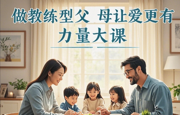 《做教练型父母 - 让爱更有力量》公开课