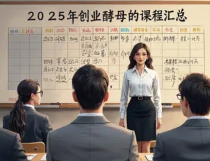 2025 年创业酵母学堂课程汇总