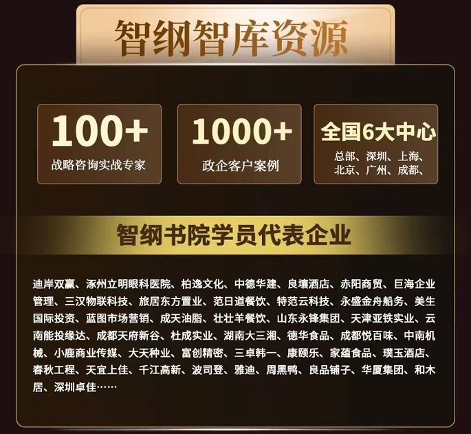 智纲书院年度战略咨询大课