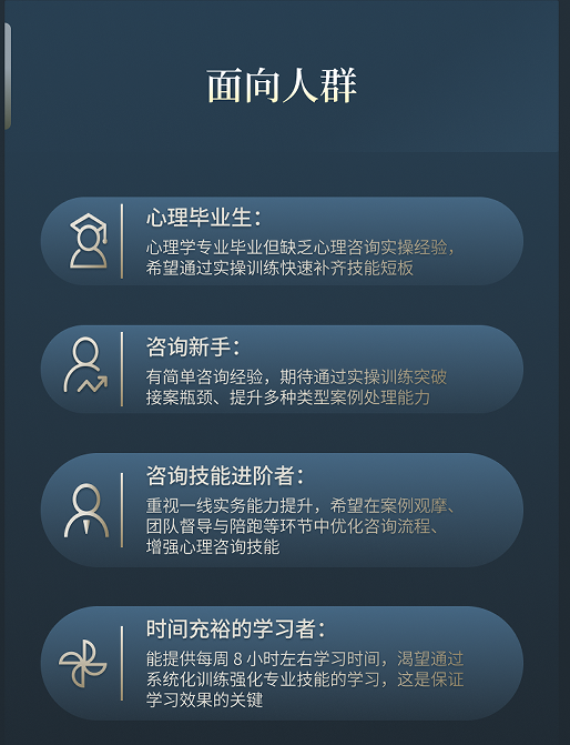廖文婷心理咨询师高阶执业成长计划
