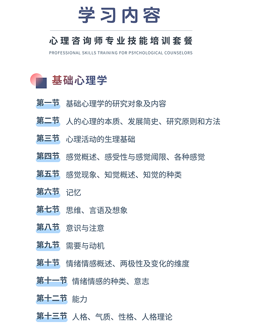 廖文婷心理咨询师专业技能培训