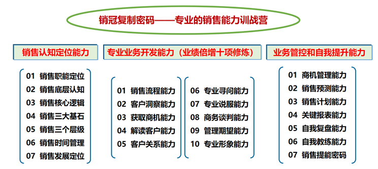销冠复制密码-专业销售能力训战营