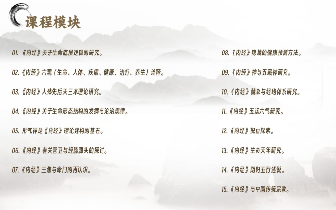 卓同年《黄帝内经》精修课程