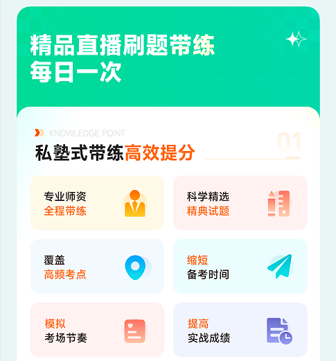 橙啦考公-事业单位笔面全程私教定制班一职测+学管定制考情科目