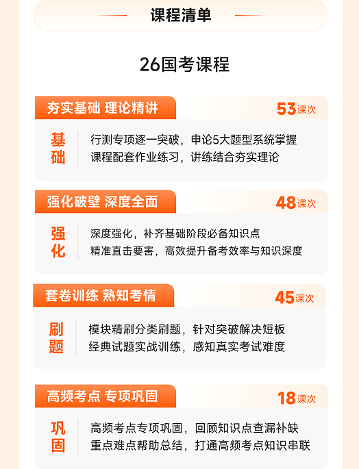 橙啦考公-国省笔面定制私教考前omo班