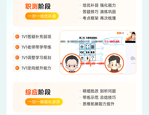 橙啦考公-事业单位笔面全程私教定制班(两年版)
