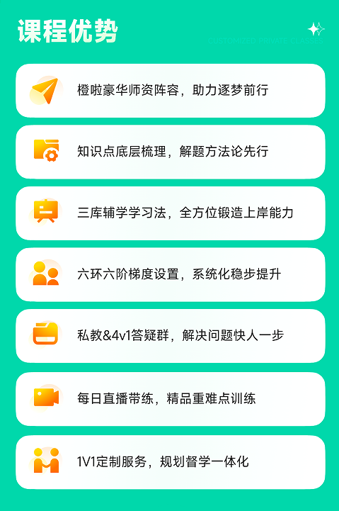 橙啦考公-事业单位笔面全程私教定制班(两年版)