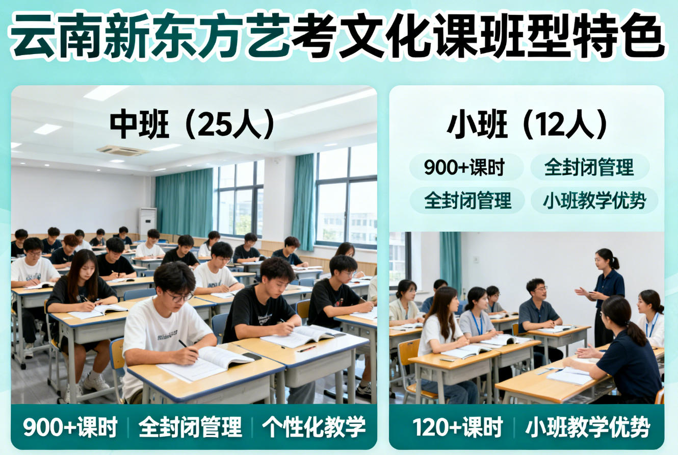 2026年新东方云南艺考文化课招生计划