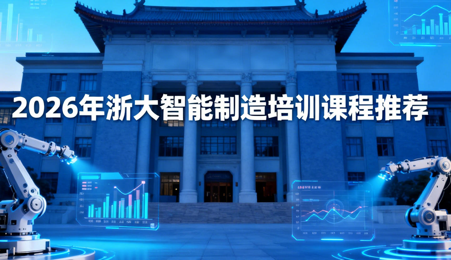 2026年浙大智能制造线下培训班发布