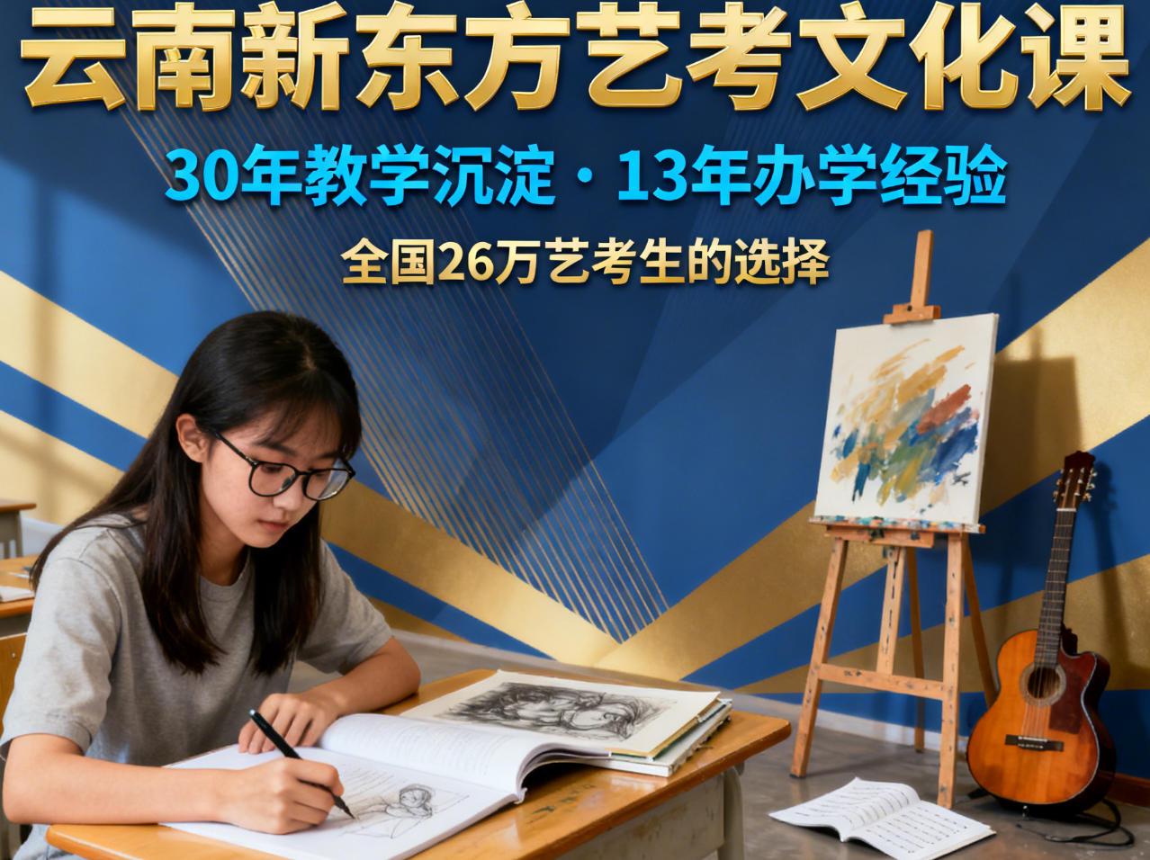 2026年云南艺考文化课怎么补