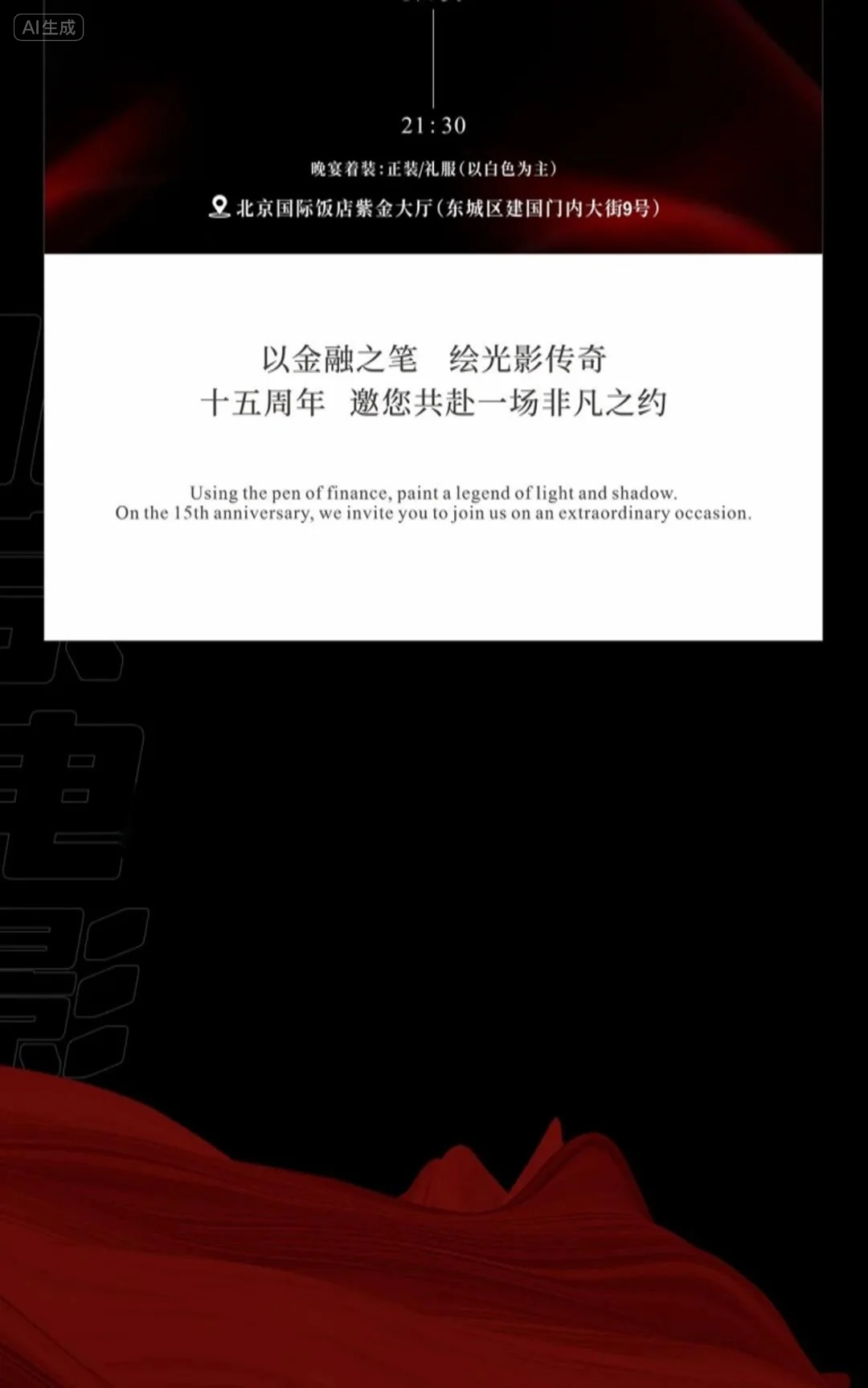 北京电影学院2025年10月25-26日开学第一课十五周年庆典