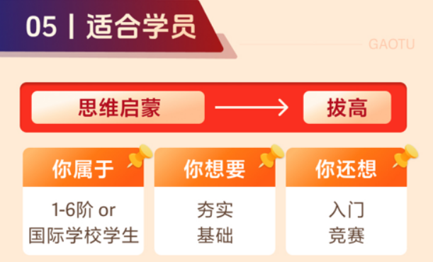 高途AMC竞赛-数理思维班