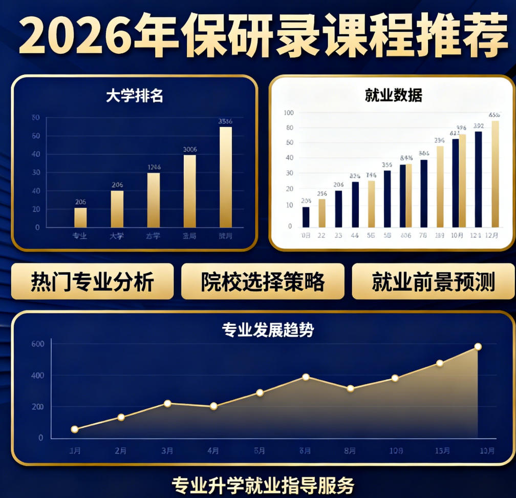 保研录热门大学专业读研就业规划(内容,收费,报名条件)