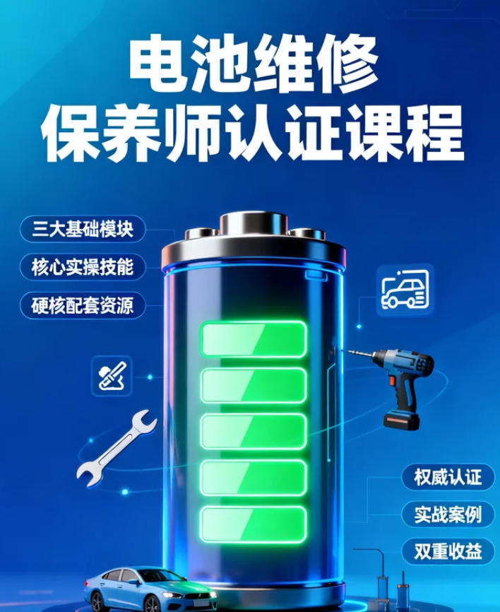 深圳新能源汽车促进会电池维修保养师课程介绍（内容，特色，报名条件）