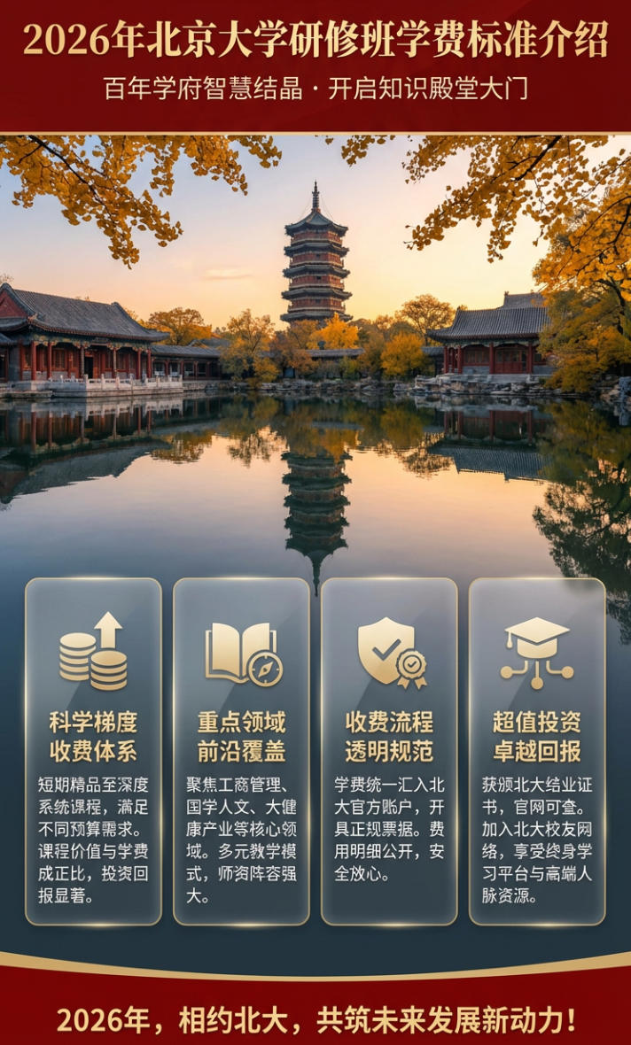2026年北大研修班学费标准介绍