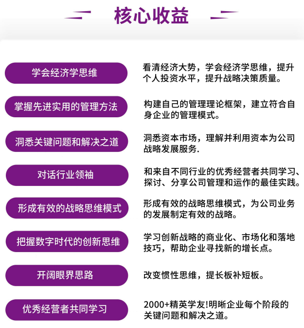 清华大学工商管理EMBA总裁高级研修班