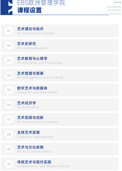 欧洲管理学院EBS Paris(艺术学博士)招生简章