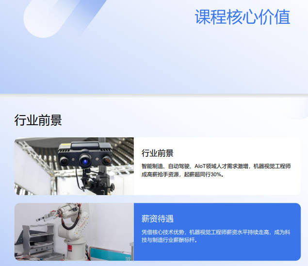 千锋教育AI机器视觉课程