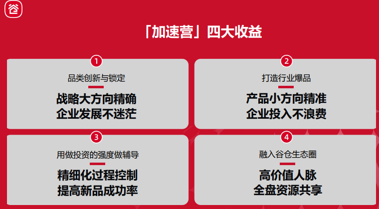 谷仓新国货加速营47期12月11-13 杭州
